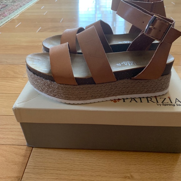 Patrizia by Spring Step Larissa Sandals Camel Size - Picture 3 of 7